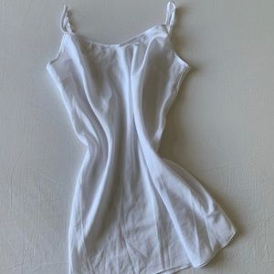 gap white slip dress